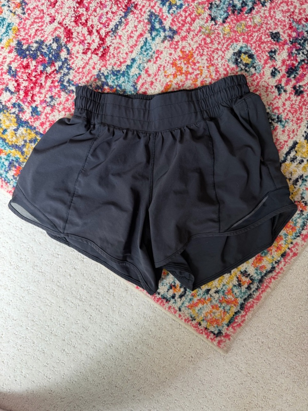 lululemon athletica Black Women's Running Shorts